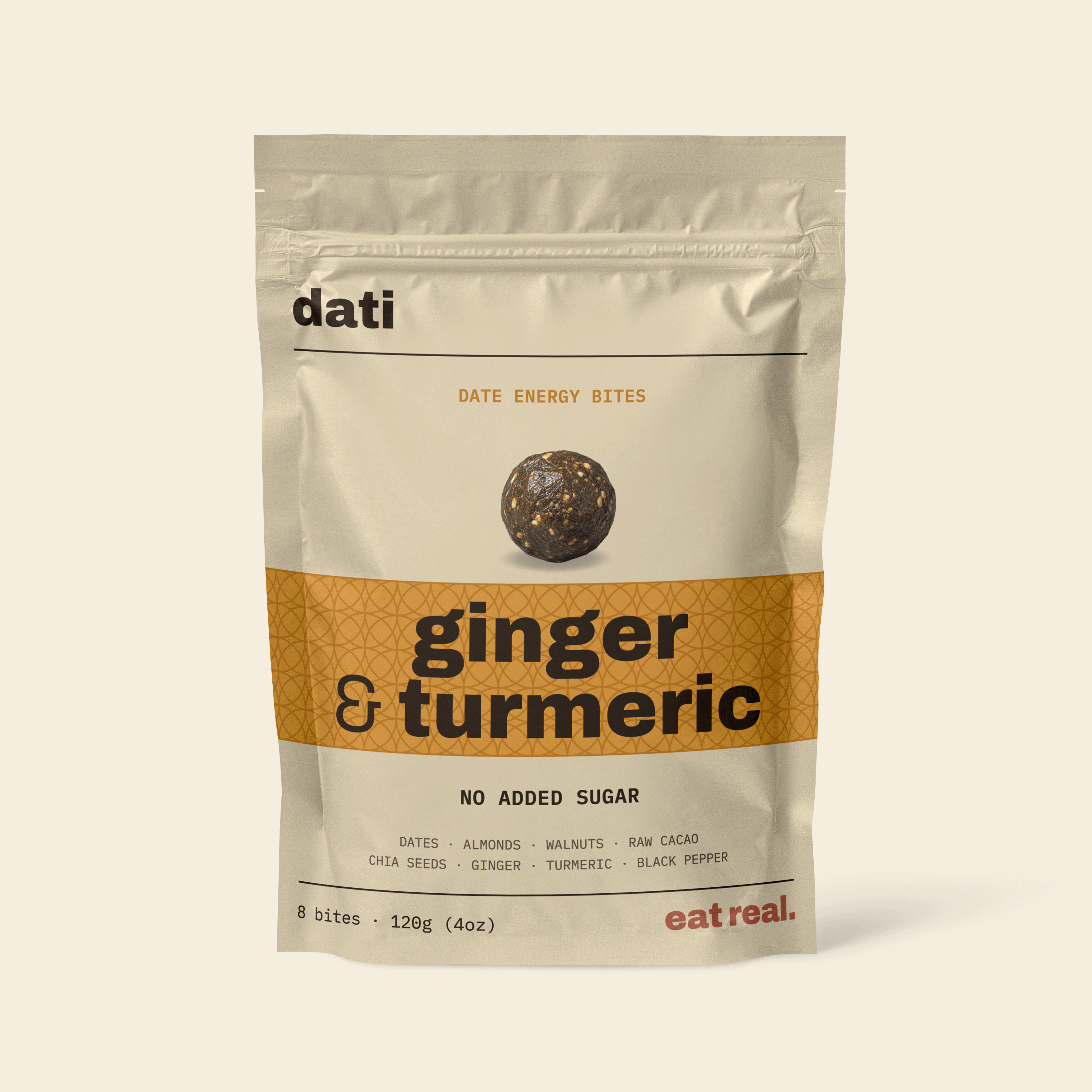 DATI Ginger & Turmeric Date Energy Bites