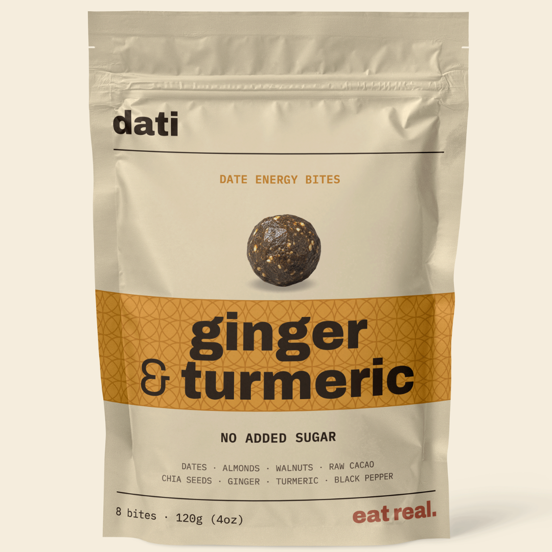DATI Ginger & Turmeric Date Energy Bites
